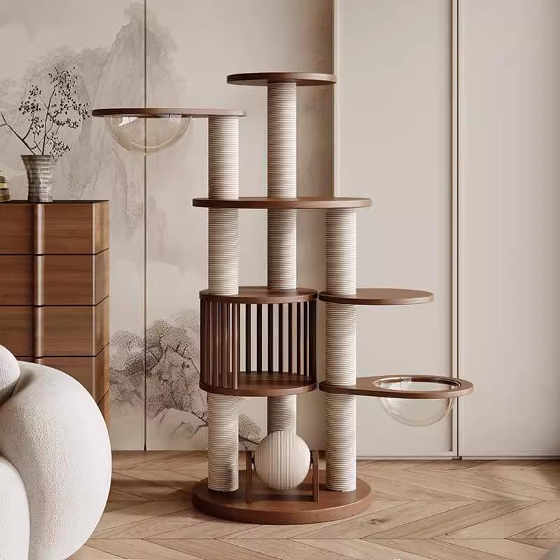 Modern wood cat tree for large cat - Image 4